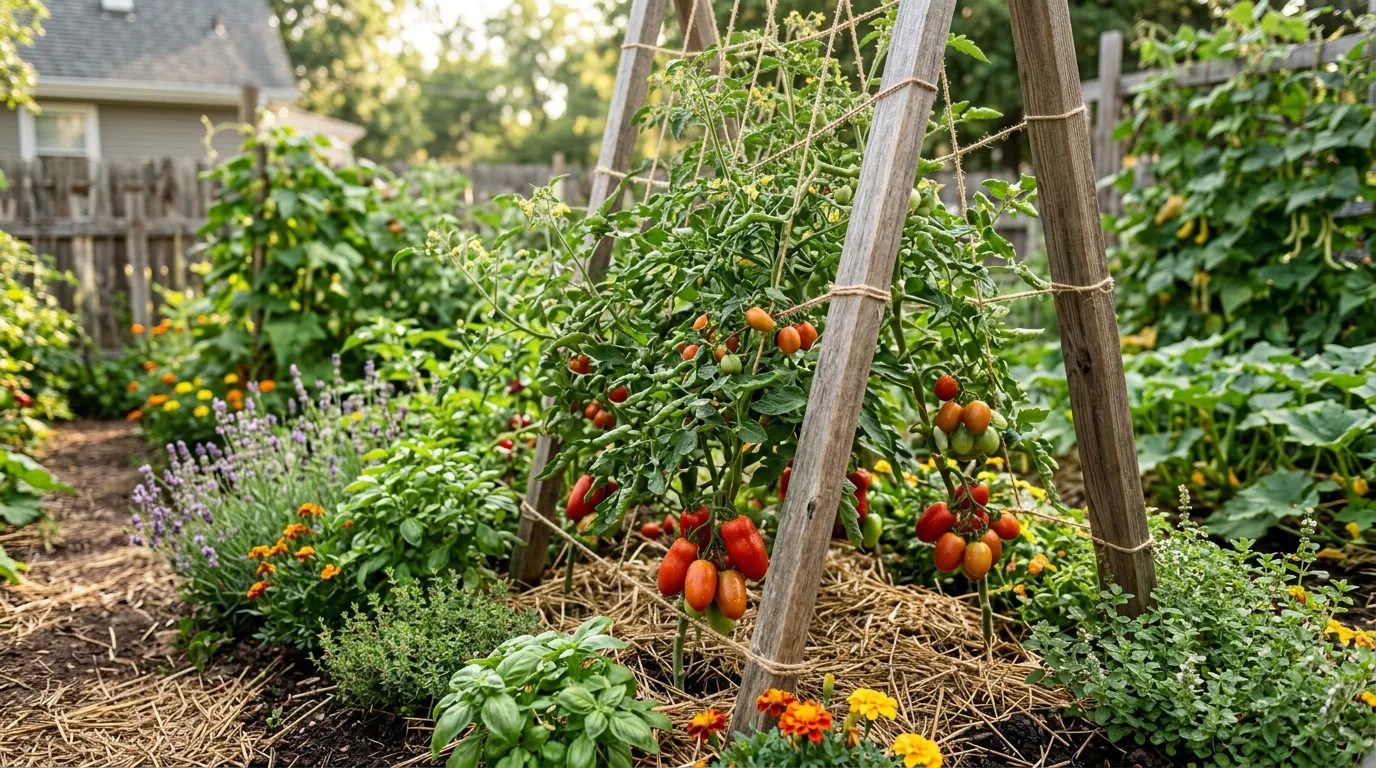 A-Frame Tomato Trellis